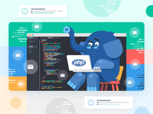 Web development, with HTML, CSS, JavaScript and PHP